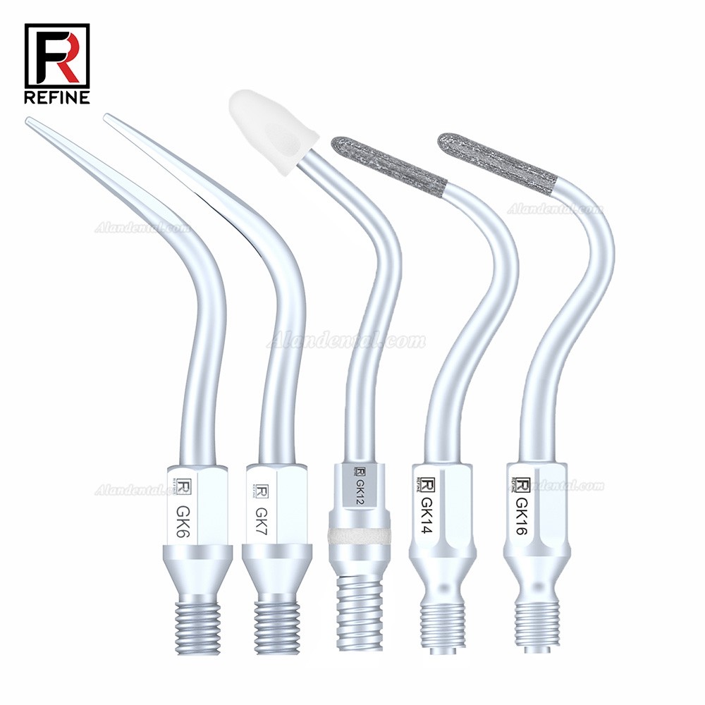 5Pcs Refine® Dental Air Scaler Tips GK1 GK2 GK3 GK4 GK5 GK6 GK7 GK12 GK14 GK16 Fit KAVO SONICflex Scaler Handpiece